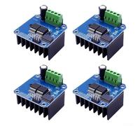 Quatre modules de pilote de moteur BTS7960 43 A pour systèmes Arduino offrant un contrôle bidirectionnel du moteur et une sortie régulée 5 V intégrée