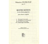 Quatre motets: tantum ergo op.10 n.4 chant