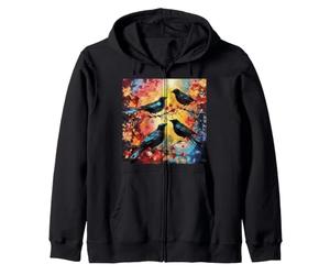 Quatre Oiseaux appelants Sweat à Capuche