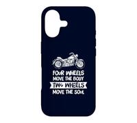 Quatre Roues Move Body Deux Roues Move Soul Funny Coque pour iPhone 17