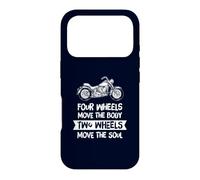 Quatre Roues Move Body Deux Roues Move Soul Funny Coque pour iPhone 17 Pro