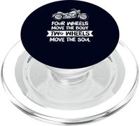 Quatre Roues Move Body Deux Roues Move Soul Funny PopSockets PopGrip pour MagSafe