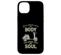 Quatre Roues Move The Body Two Wheels Move Soul Scooter Rider Coque pour iPhone 14 Plus