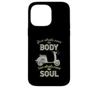 Quatre Roues Move The Body Two Wheels Move Soul Scooter Rider Coque pour iPhone 14 Pro Max