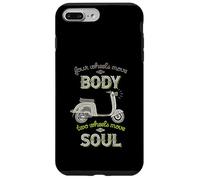 Quatre Roues Move The Body Two Wheels Move Soul Scooter Rider Coque pour iPhone 7 Plus/8 Plus