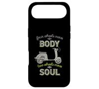 Quatre Roues Move The Body Two Wheels Move Soul Scooter Rider Coque pour iPhone Air