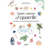 Nolwenn Cabioch – Quatre saisons d'aquarelle – 60 modèles pas à pas – Relié