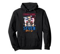 Quatre score et 7 bières il y a 4 juillet Funny Lincoln Sweat à Capuche