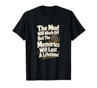 Quatre Souvenirs de Cavalier de Boue à roulettes T-Shirt