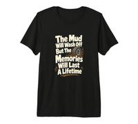 Quatre Souvenirs de Cavalier de Boue à roulettes T-Shirt Haut de Gamme