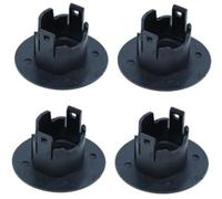 Quatre Supports Universels De Capteurs De Stationnement Rondes - Peugeot 207+ 1.6 16v Rc À Part. 02/2006