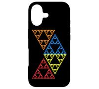 Quatre Triangles Sierpinski géométrie fractale mathématiques Formes Manie Coque pour iPhone 17