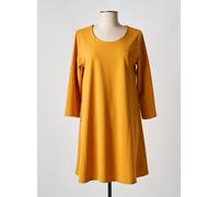 quatre vingt minutes robes femme de couleur jaune 42