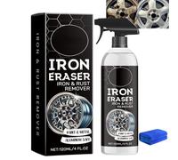 Quatrel Iron Eraser Rust Remover Spray, Quatrel Iron Powder Remover Spray For Car Wheels And Paint, Spray Anti Rouille, Fast Acting Rust, Automotive Surface Cleaning, For Metal, Tool, Cars