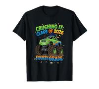 Quatrième année Crushing It Class of 2026 Monster Truck Grad T-Shirt