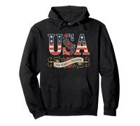 Quatrième Anniversaire Patriotique de Juillet 1776 USA Sweat à Capuche
