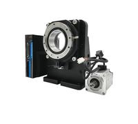 Quatrième axe 360 degrés table électrique servomoteur pas à pas précision déplacement angulaire axe R axe plateau tournant motorisé(2.2Nm Encoder Step,10 to 1)