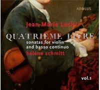Quatrième Livre De Sonates À Violon Seul Avec La Basse Continue, Op 9, Vol 1 - Cd Album