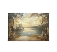 Quatrième par le lac Puzzle unique Difficult and Challenge 500 pièces