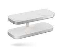 Quattro Charger Pro 4 - Support de chargement sans fil + adaptateur secteur - 15 Watt - 4 connecteurs de sortie (magnétique) - blanc