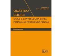 Quattro codici. Civile e di procedura civile, penale e di procedura penale 2025