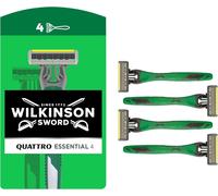 Quattro Essential 4 Sensitive Disposable Razors For Men X 3+1