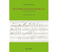 Quattro omaggi musicali per violino solo.