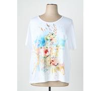 quattro tee-shirts et débardeurs femme de couleur blanc 52
