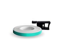 Quattroerre 10287 Bandes Wheel Trim Racing pour Les Jantes des Voitures avec Applicateur, Vert Petronas, 7 mm x 6 MT