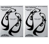 Quattroerre 1114 Adhésif Réfractif No Fear (Lot de 2)