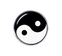 Quattroerre 14111 Sticker 3D Yin-Yang 48 x 48 mm, Transparent/Neutre