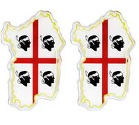 Quattroerre 14138 Adhésif 3D Corse (Lot de 2)