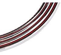 Quattroerre 19988 Profil Antérieur + Postérieur pour Voiture avec Le 3M APT Double adhésif, Chromé