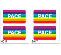 Quattroerre 6017 Sticker Pace 10 x 12 cm (Lot de 2)