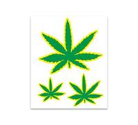 Quattroerre 6022 Adhésif Feuilles Marijuana, 10 x 12 cm