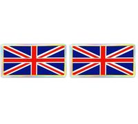 Quattroerre Adhésif 3D Angleterre, 80 x 40 mm (Lot de 2)