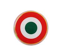 Quattroerre Adhésif 3D Cocarde Italie, 48 mm, Tricolore