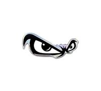 Quattroerre Adhésif 3D Yeux Mauvais, 80 x 40 mm