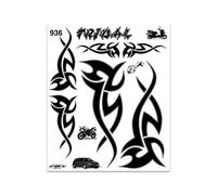 Quattroerre Adhésif Tribal, 20 x 24 cm, Noir