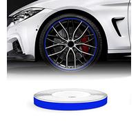 Quattroerre Bandes Wheel Stripes Réfractifs pour les Jantes des Motos, Bleu, 5 mm x 6 mt