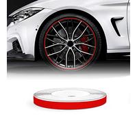 Quattroerre Bandes Wheel Stripes Réfractifs pour les Jantes des Motos, Rouge, 5 mm x 6 mt