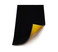 Quattroerre Feuille de Néoprène, 50 x 35 cm, 10 mm, noir