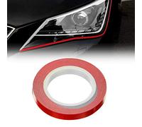 Quattroerre Filet Adhésif Eyeliner pour Phares Voiture, Rouge, 7 mm x 10 MT