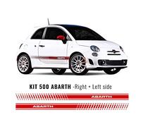 Quattroerre Stripes Bandes adhésives pour Fiat 500 Abarth