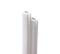 Quattroerre Zic Pare Chocs Profils Porte Saveurs pour Voiture, Blanc, 850 mm, Lot de 2