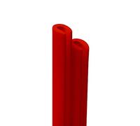 Quattroerre Zic Pare Chocs Profils Porte Saveurs pour Voiture, Rouge, 650 mm, Lot de 2
