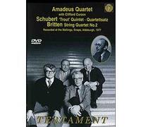 Amadeus Quartet - Schubert : 'Trout' Quintet, quartettsatz Britten : String Quartet n°2 [Import]
