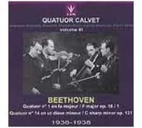 Quatuor À Cordes Nos. 1 & 14 Quatuor Calvet