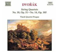 Quatuor Vlach – Dvorak : Quatuors à cordes n° 10 et 14 – NAXOS