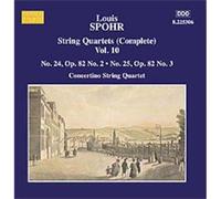 Louis Spohr – Quatuors à cordes, Vol. 10 : Nos. 24 et 25 – Import